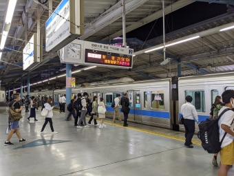 湘南台駅から中央林間駅の乗車記録(乗りつぶし)写真