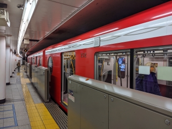 赤坂見附駅から東京駅の乗車記録(乗りつぶし)写真