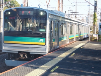 川崎新町駅から尻手駅の乗車記録(乗りつぶし)写真