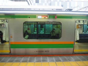 小田原駅から茅ケ崎駅の乗車記録(乗りつぶし)写真
