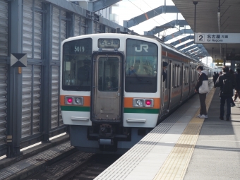 勝川駅から名古屋駅の乗車記録(乗りつぶし)写真