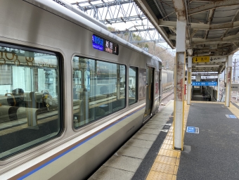 近江塩津駅から大津駅の乗車記録(乗りつぶし)写真