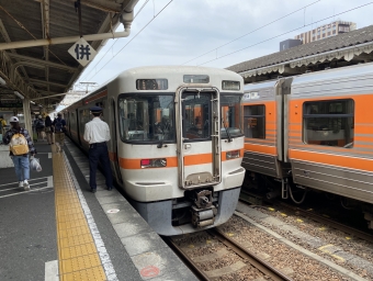 沼津駅から静岡駅の乗車記録(乗りつぶし)写真