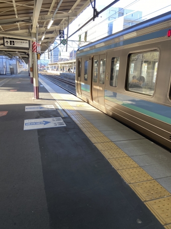 大月駅から松本駅の乗車記録(乗りつぶし)写真