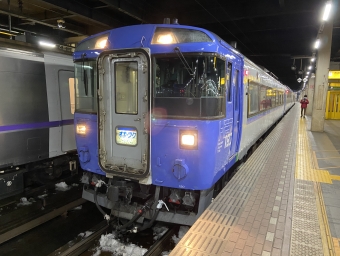 札幌駅から網走駅の乗車記録(乗りつぶし)写真