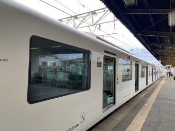 博多駅から西唐津駅の乗車記録(乗りつぶし)写真