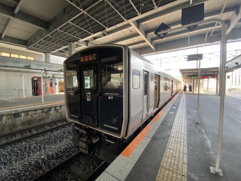 諫早駅から肥前山口駅の乗車記録(乗りつぶし)写真