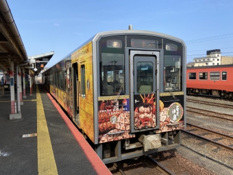 益田駅から米子駅の乗車記録(乗りつぶし)写真