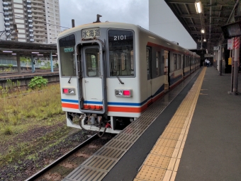 水海道駅から取手駅の乗車記録(乗りつぶし)写真