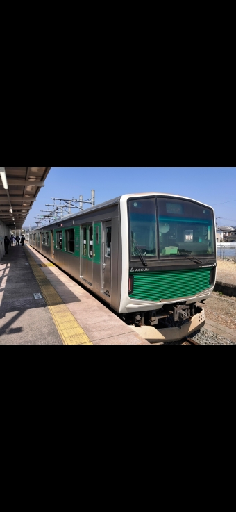 新宿駅から烏山駅の乗車記録(乗りつぶし)写真