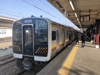 宇都宮駅から日光駅の乗車記録(乗りつぶし)写真