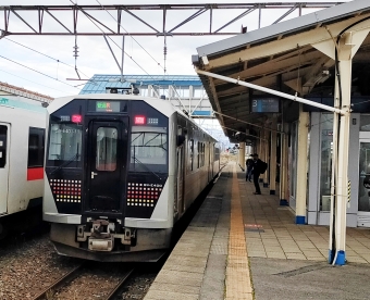 新庄駅から酒田駅の乗車記録(乗りつぶし)写真