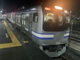 久里浜駅から東京駅の乗車記録(乗りつぶし)写真