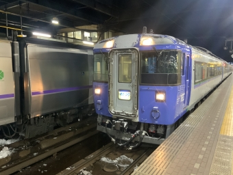 札幌駅から網走駅の乗車記録(乗りつぶし)写真