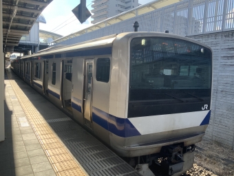 東京駅から土浦駅の乗車記録(乗りつぶし)写真