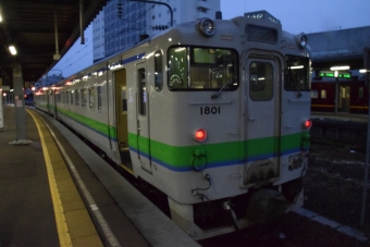 函館駅から五稜郭駅:鉄道乗車記録の写真
