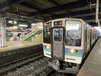 長野駅から大月駅の乗車記録(乗りつぶし)写真