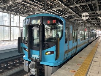 富山駅から金沢駅の乗車記録(乗りつぶし)写真