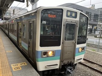 甲府駅から立川駅の乗車記録(乗りつぶし)写真