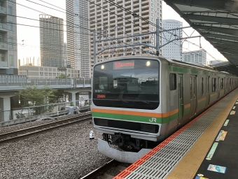 武蔵小杉駅から横浜駅:鉄道乗車記録の写真