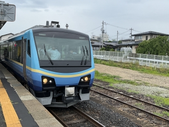 左沢駅から山形駅の乗車記録(乗りつぶし)写真