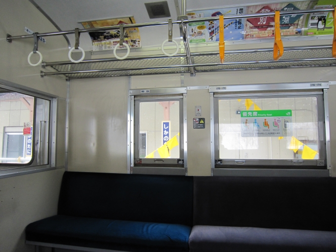 鉄道乗車記録の写真:車内設備、様子(11)     