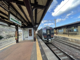 あつみ温泉駅から村上駅の乗車記録(乗りつぶし)写真
