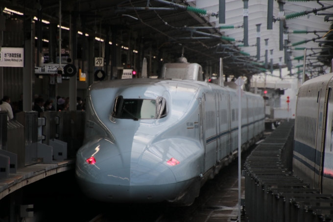 鉄道乗車記録の写真:乗車した列車(外観)(1)        「さくら557号  鹿児島中央行   N700系新幹線  S12編成」