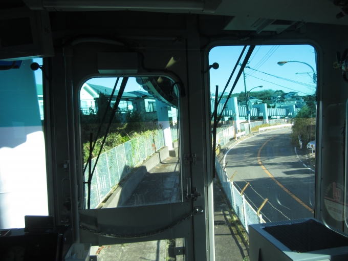 鉄道乗車記録の写真:車窓・風景(2)        「アトラクション感が漂う車窓」