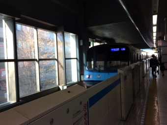 新横浜駅からセンター南駅の乗車記録(乗りつぶし)写真