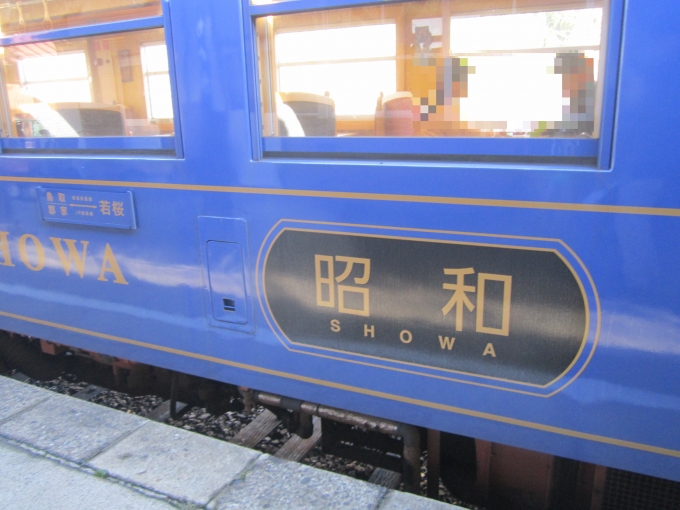 鉄道乗車記録の写真:乗車した列車(外観)(7)        「乗車したWT-3003（昭和号）の側面です。」