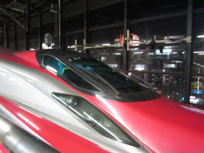 鉄道乗車記録の写真:乗車した列車(外観)(6)        「E611-24(こまち38号)先端部」