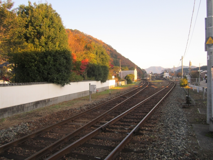 鉄道乗車記録の写真:駅舎・駅施設、様子(2)        「JR播但線竹田駅@第三殿町踏切」