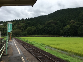 福井駅から一乗谷駅の乗車記録(乗りつぶし)写真