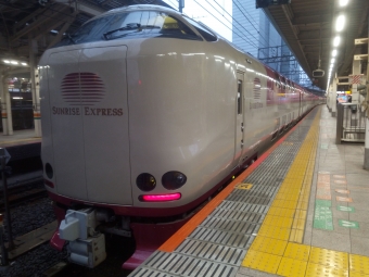 大阪駅から東京駅の乗車記録(乗りつぶし)写真