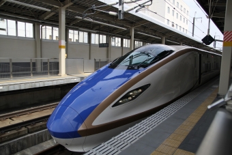 上田駅から長野駅の乗車記録(乗りつぶし)写真
