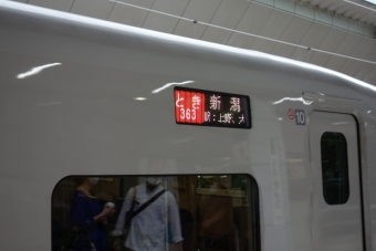 東京駅から浦佐駅の乗車記録(乗りつぶし)写真
