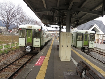 戸狩野沢温泉駅から長野駅:鉄道乗車記録の写真