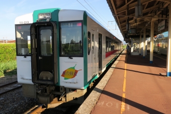余目駅から新庄駅の乗車記録(乗りつぶし)写真