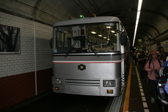 扇沢駅から黒部ダム駅の乗車記録(乗りつぶし)写真