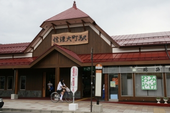 信濃大町駅から松本駅の乗車記録(乗りつぶし)写真