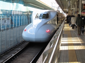 新神戸駅から新大阪駅の乗車記録(乗りつぶし)写真
