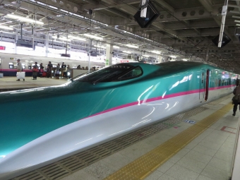 東京駅から仙台駅の乗車記録(乗りつぶし)写真