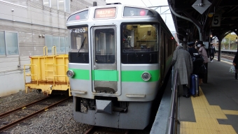 新千歳空港駅から小樽駅:鉄道乗車記録の写真