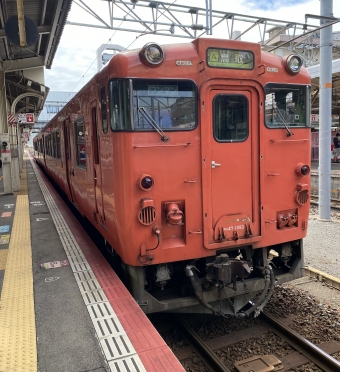 米子駅から倉吉駅の乗車記録(乗りつぶし)写真