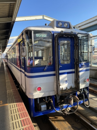 鳥取駅から智頭駅の乗車記録(乗りつぶし)写真