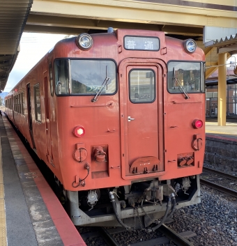 湯田温泉駅から山口駅の乗車記録(乗りつぶし)写真