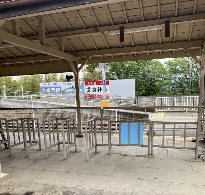 鉄道乗車記録の写真:駅舎・駅施設、様子(3)        「昔はたくさん乗客がいらっしゃったのでしょうか？徒歩10分の貫前神社⛩️は良かったです！」