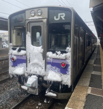 一ノ関駅から盛岡駅の乗車記録(乗りつぶし)写真