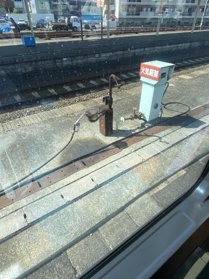 鉄道乗車記録の写真:駅舎・駅施設、様子(1)          「駅に給油機があるのを初めて見ました！」